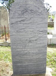 Tasman Jarvis, parents headstone