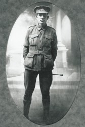 Frederick Trevaskis in army uniform WW1
