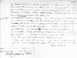 My GG grandmother Maria Johnston's 1887 deposition