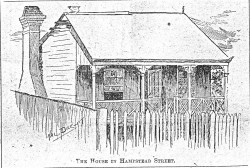 Hampstead St house sketch 1903