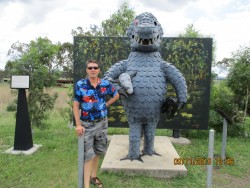 Max meets the Bunyip at Mulgildie