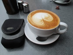 Big cup of coffee in Tauranga