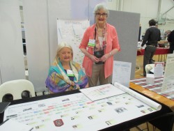 Barb and Jan just two of the many exhibitors