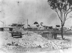 Outside Exchange Hotel, Charter Towers, 1890, negative 75500, image courtesy State Library of Queensland